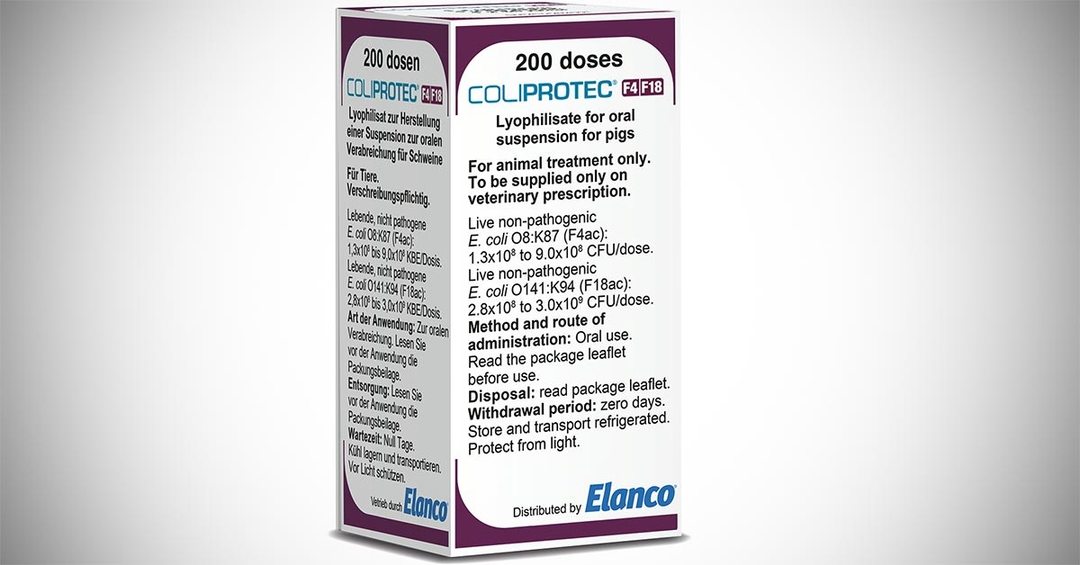Increased pack for Elanco pig vaccine