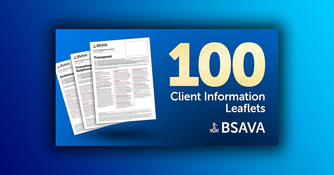 Ton-up for BSAVA client leaflets