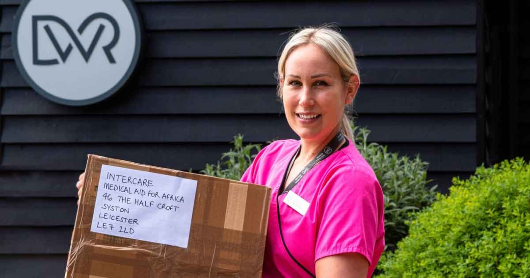 RVNs send scrub tops and trousers to Africa