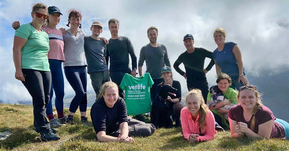 Snowdon trek raises £10k for Vetlife