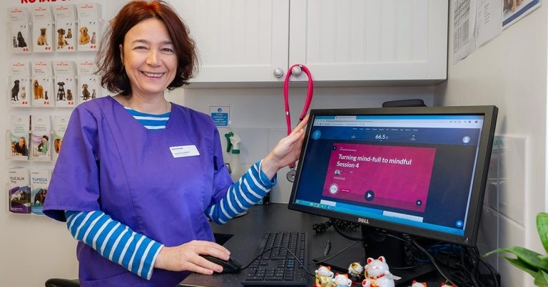 Vet boosts mindfulness with meditation classes