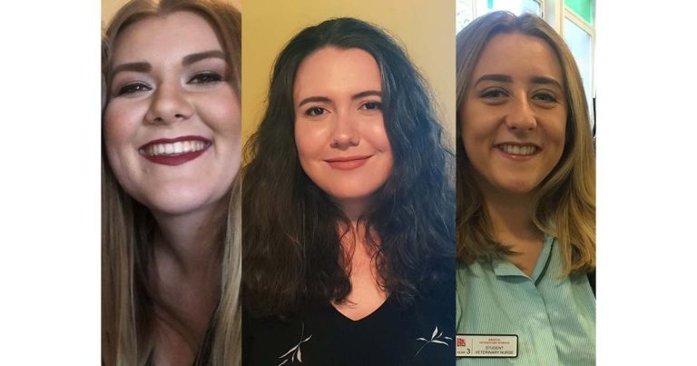 Student vet nurse trio top in research awards