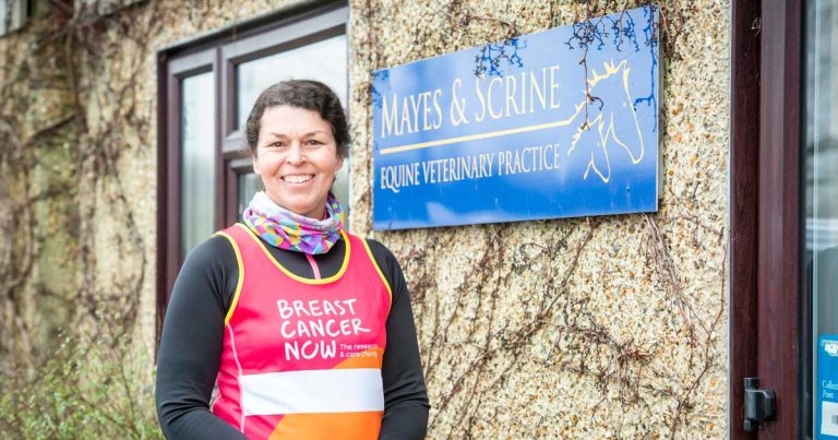 Vet’s marathon effort raises £50k for charity