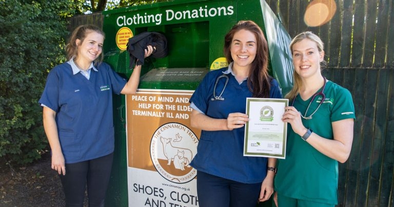 Skirts to syringes: recycling earns York practice Green award