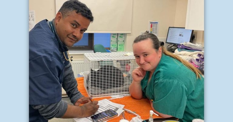 Nepalese vet enjoys UK learning trip thanks to charities
