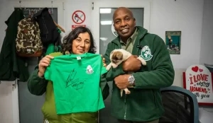 What is Love? Rescue centre boss hails Haddaway visit impact