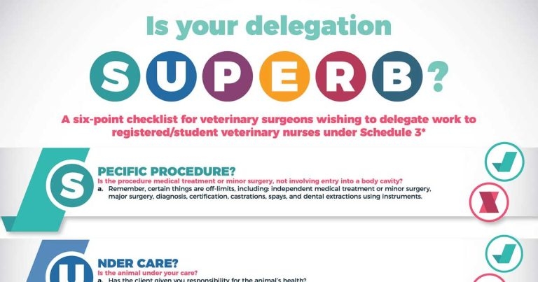 Checklist poster launched to assist vets with Schedule 3