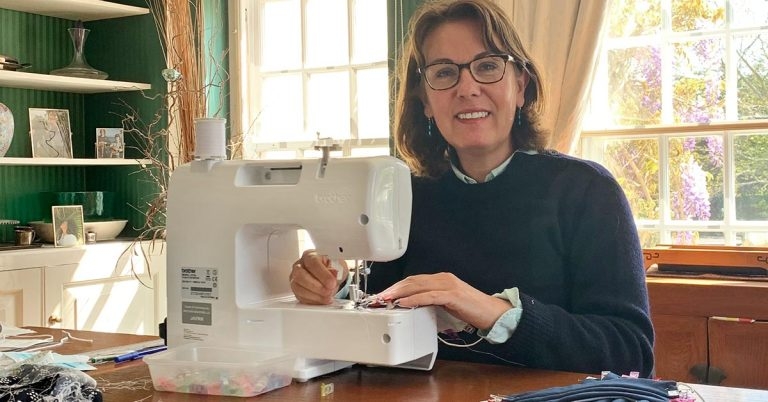 Furloughed RVN sew dedicated to making face masks