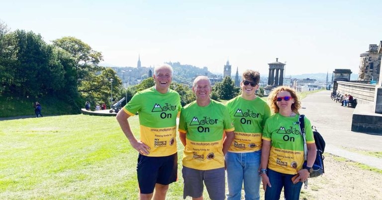 Lowri tackles 450-mile Three Peaks Challenge for motor neurone disease charity