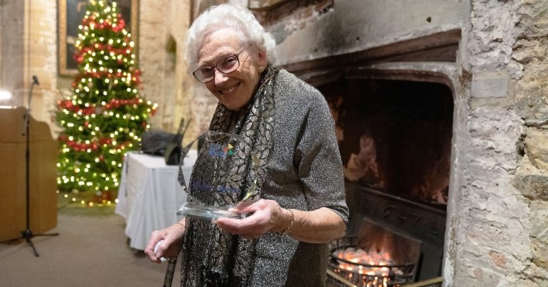 BVRA honours Muriel for 70 years of loyalty to Kent practice