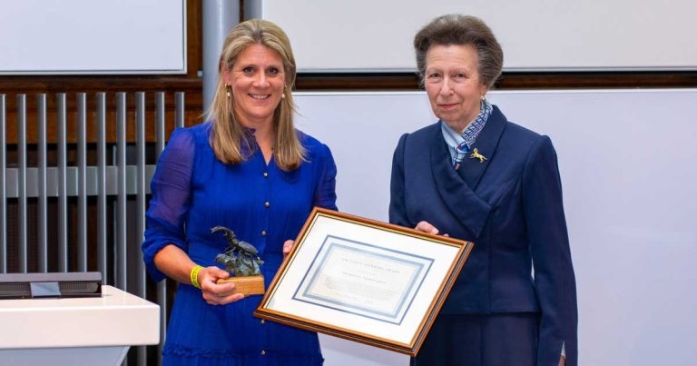 Ukraine equine welfare champion wins Sir Colin Spedding Award