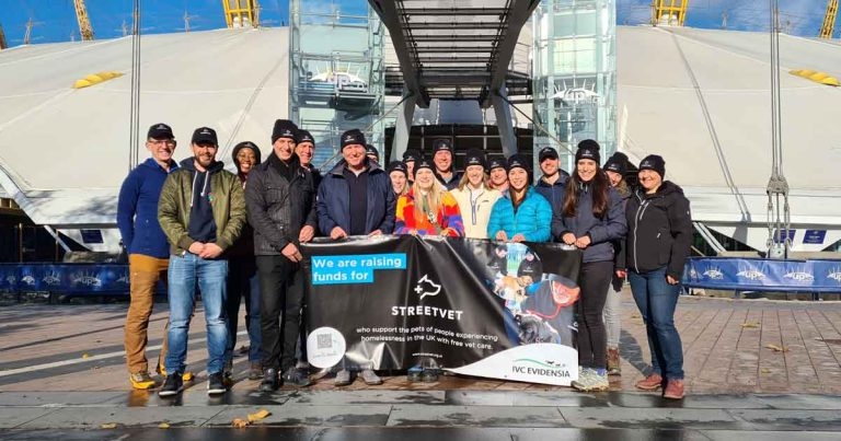 Company conquers charity climb of The O2