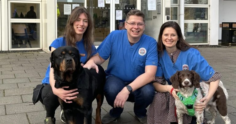 Royal Dick celebrates UK first cancer test