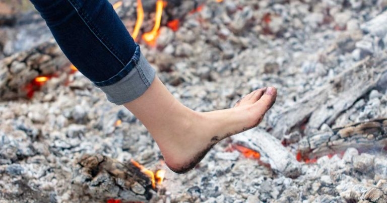 Charity boss in firewalk fund-raiser as rescue challenge grows