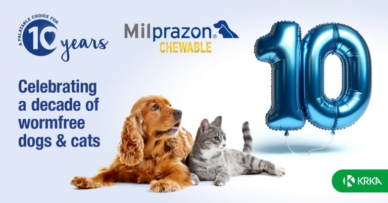 10-year celebration for Krka’s Milprazon worming range
