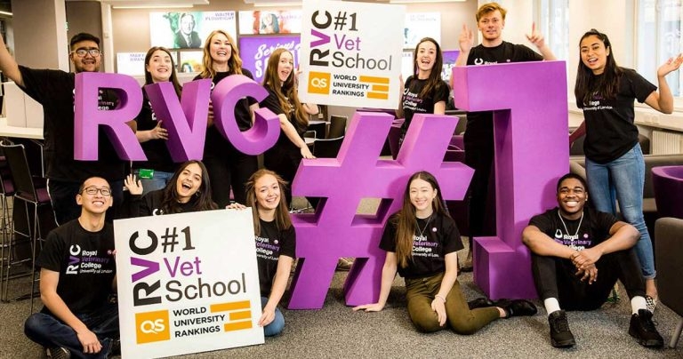RVC tops global veterinary science rankings for fifth straight year
