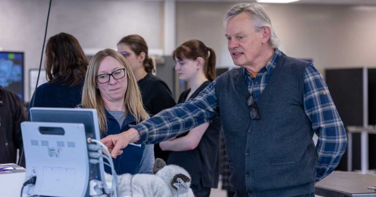 Actor Martin Clunes opens new Hartpury nurse training centre