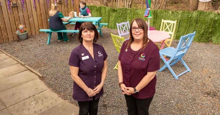 Practice duo transform wasteland to well-being garden