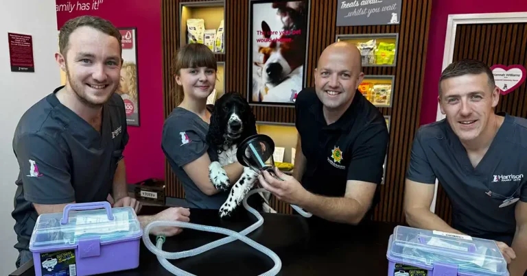 Vet practice donates pet breathing equipment to fire service