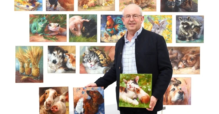 Art sale aims to boost Ukrainian veterinary work