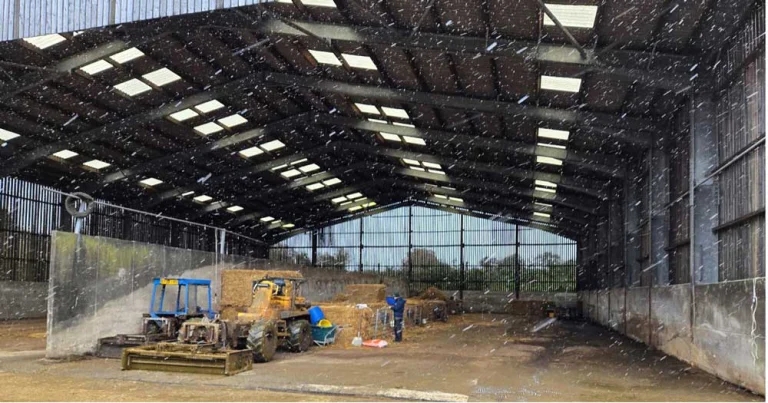 Continuous mapping of efficient calf shed environment parameters