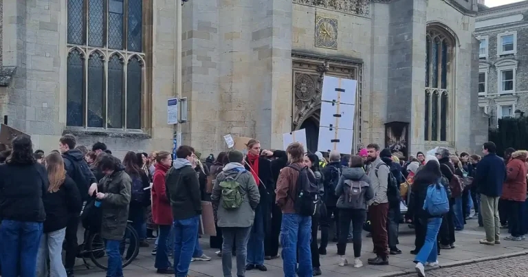 Protestors take ‘Save The Vet School’ demand to crunch Cambridge meeting