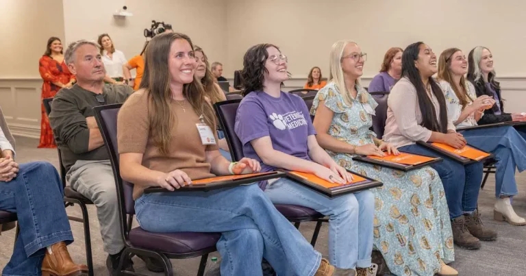 Students surprised with full-ride scholarships for inaugural Clemson class
