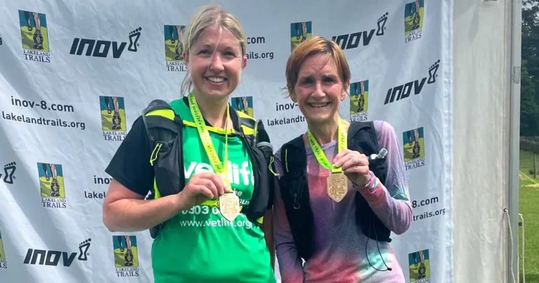 VetPartners trio raise £4k for Vetlife in trail run challenge