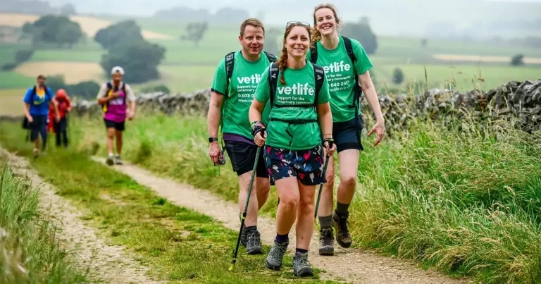 Vets raise £7k in gruelling 100km challenge