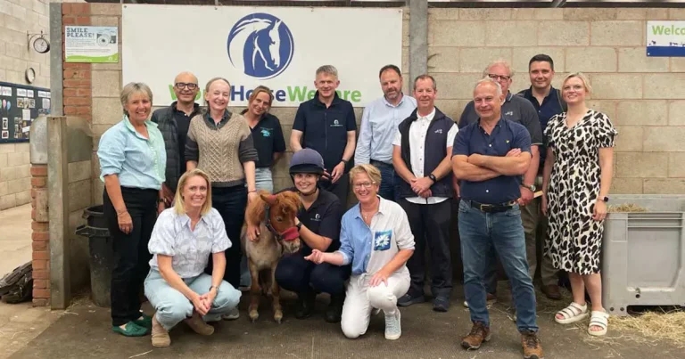 Group announces charity partnership as World Horse Welfare hits century
